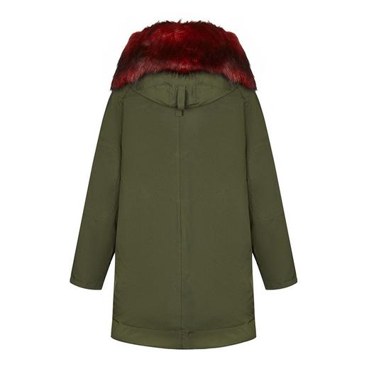 KENZO 高田贤三  女士长款连帽羽绒服F962OU019551 商品图3