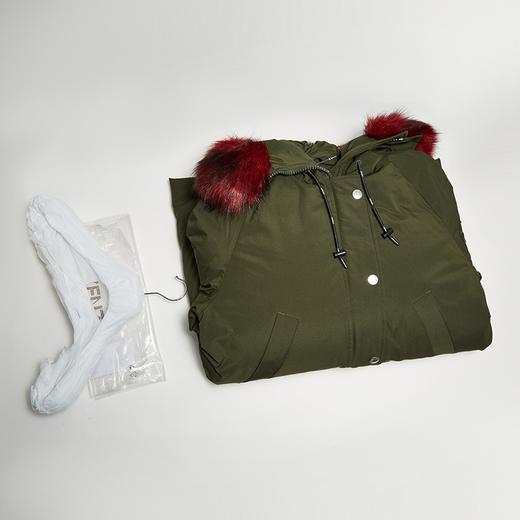 KENZO 高田贤三  女士长款连帽羽绒服F962OU019551 商品图4