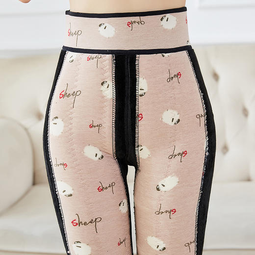 DF-107冬季蚕丝护膝保暖裤女士护腰打底裤 商品图1