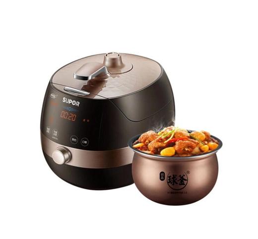 【家用电器】电压力锅*苏泊尔SY-48FC23Q双胆电压力锅高压球釜饭煲 商品图1