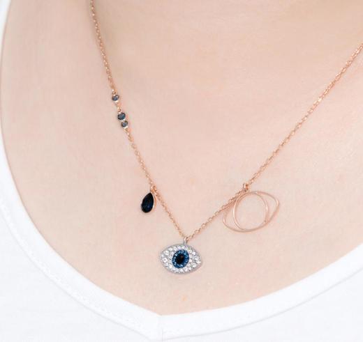 【首饰】。恶魔之眼项链女时尚气质饰品短款锁骨链时尚款韩版 商品图3