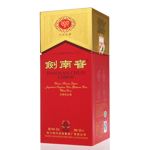 剑南春水晶剑 浓香型白酒38度500ml/1瓶/6瓶整箱 商品图1