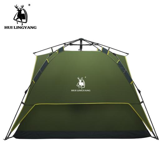 【帐篷】徽羚羊户外经典加大3-4人双层自动帐篷露营用品 商品图2