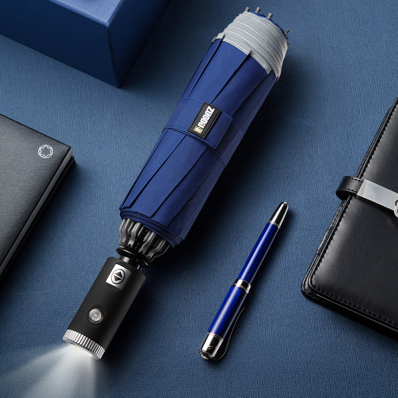 【左都】汽车载车用照明雨伞男士全自动开收反向伞女晴雨两用折叠伞自动伞