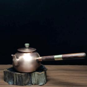 日式 手工紫铜壶 急须壶