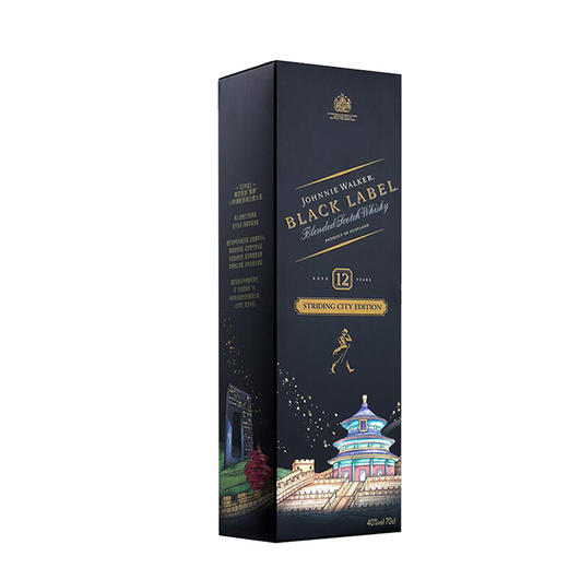 尊尼获加12年黑牌城市限量版威士忌700ml*1瓶 商品图2