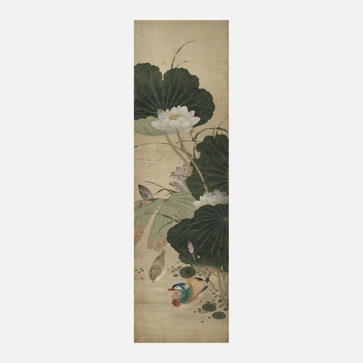 陈枚「四季花鸟图屏」精品复制画