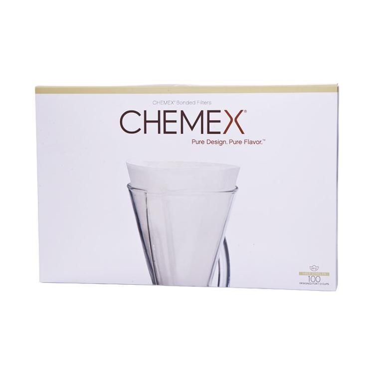 chemex 未折疊半月形濾紙（3人份）【此设备同于商业用途】