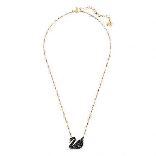 Swarovski/施华洛世奇玫瑰金/黑色玫瑰金镀金链大黑天鹅项链 天鹅吊坠 5204134JPY带授权招加盟代理 商品图2