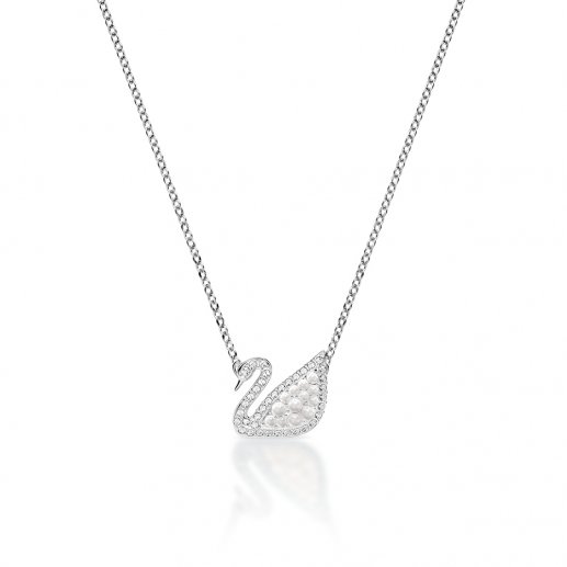 Swarovski/施华洛世奇白金色天鹅项链锁骨链仿珍珠5416605JPY带授权招加盟代理