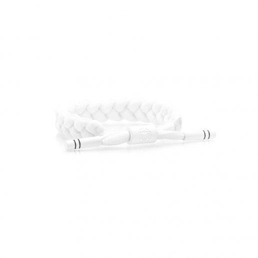 Rastaclat小狮子通用15.2-19cm可调节白色涤纶编织手链休闲百搭手链11100014JPY带授权招加盟代理
