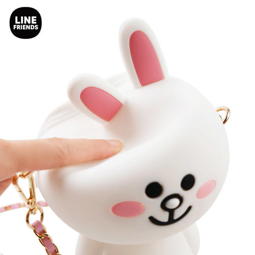 LINE FRIENDS硅胶公仔链条斜挎包 商品图5