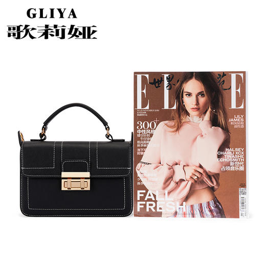 gliya/歌莉娅 单肩小包包韩版潮2019新款个性时尚百搭斜挎女包复古包