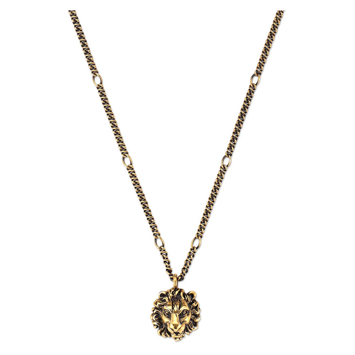 head金色做旧狮子头项链 吊坠 yba284730002016 - jpy韩国名牌全球购