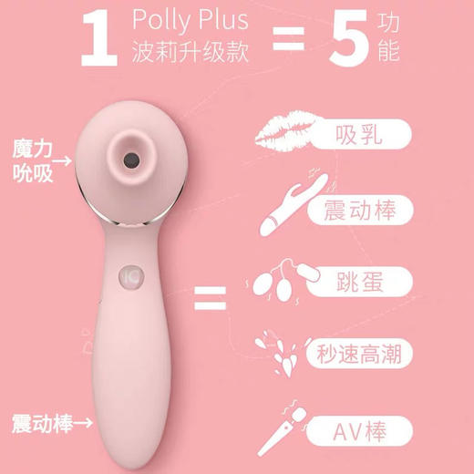 【秒潮】kiss toy 女生自尉器秒潮神器吸情趣用具调情（送润滑+消毒液） 商品图0