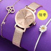 聚利时(Julius)手表女韩版学生时尚系列女式金属网带石英防水女士手表女生玫瑰金JA-732C 商品缩略图0