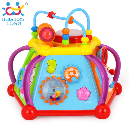 【会员价：91.82】汇乐玩具（HUILE TOYS）快乐小天地 806 幼儿早教玩具 多功能游戏台 商品图2