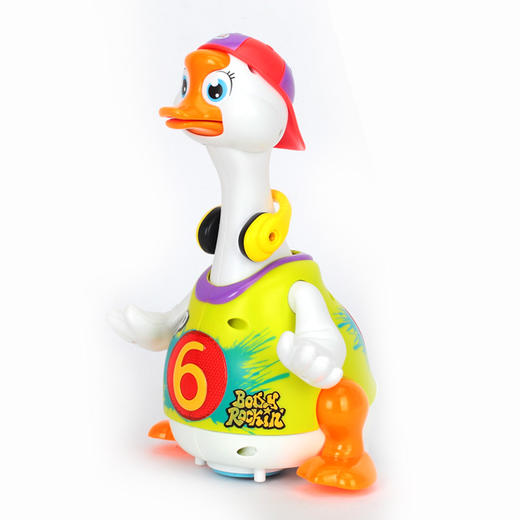 【会员价：74.27】汇乐玩具（HUILE TOYS） 益智玩具 儿童节礼物 摇摆鹅宝宝音乐电动爬行玩具 会唱歌跳舞鸭子  828 颜色随机 商品图4