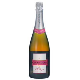 夏桐（Chandon）红酒 洋酒 Me 蜜粉红传统工艺半干高泡葡萄酒 750ml