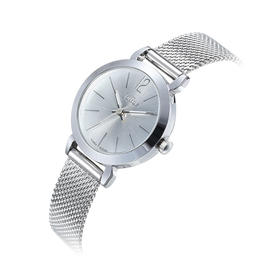 聚利时(Julius)手表时尚系列金属网带学生女士石英防水手表女白色JA-732A