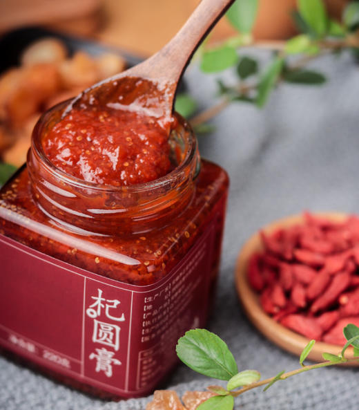 杞圆膏 | 道地食材宁夏枸杞去核桂圆广西红糖橘皮慢火配伍熬制.