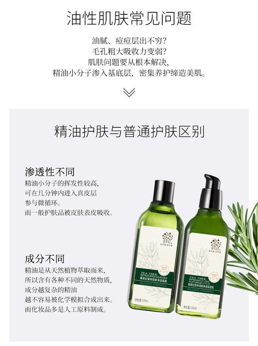 【双旦礼遇季】善草纪第二代澳洲茶树清爽控油保湿套装收缩毛孔油性痘肌油皮水乳 商品图3
