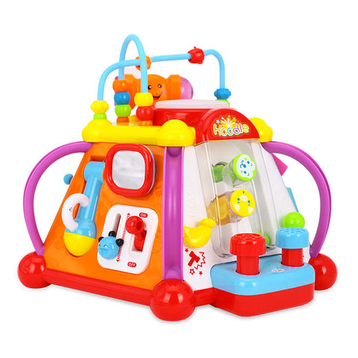 【会员价：91.82】汇乐玩具（HUILE TOYS）快乐小天地 806 幼儿早教玩具 多功能游戏台 商品图1