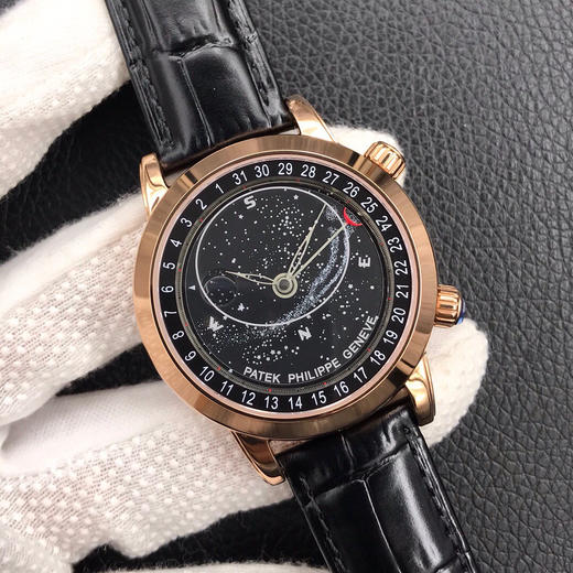 新力作 YL百达翡丽升级版星空6102天月款日内瓦苍穹系列🎉你可想象把星空佩戴在腕上吗？ 商品图1