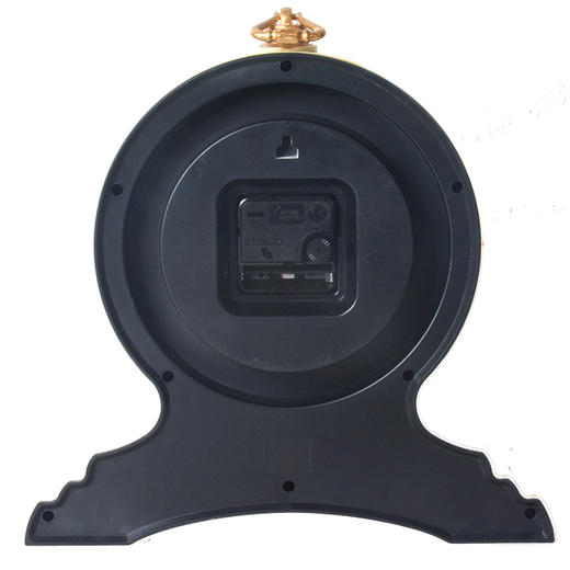 康巴丝（Compas）座钟古典欧式座钟表复古静音客厅装饰台钟创意卧室床头时钟石英钟C3099 古金色 商品图4