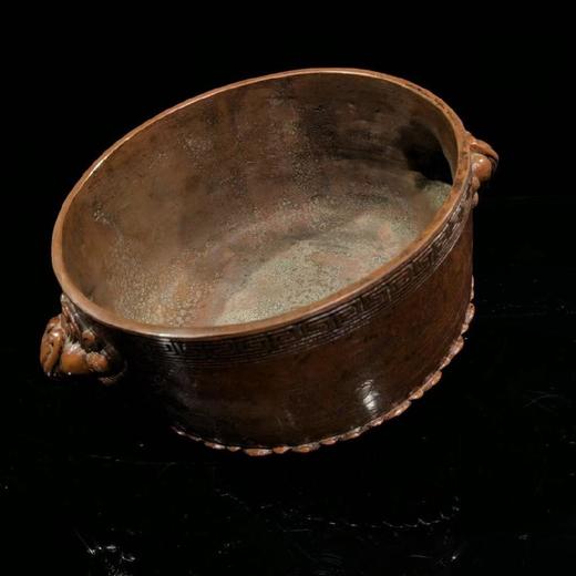 花盆造型兽头铜香炉 商品图6