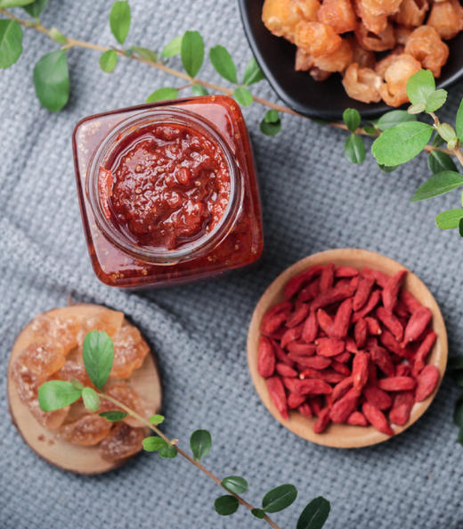 杞圆膏 | 道地食材宁夏枸杞去核桂圆广西红糖橘皮慢火配伍熬制.