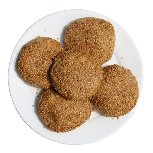 【包邮】老北京麻酱烧饼  手工制作火烧  1.08kg  6个装×3 商品图3