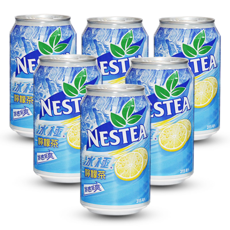 雀巢冰极柠檬茶315ml/件    4890008515301     1*24