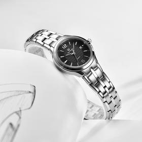 天王表(TIANWANG)手表 沧海系列钢带石英商务女士手表钟表情侣表黑色LS3626S/D
