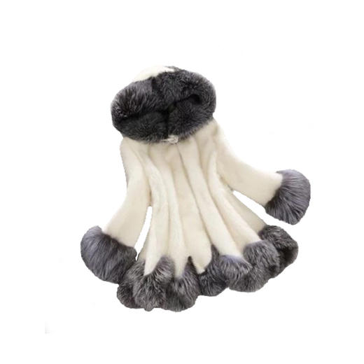 BC-D1507155秋冬新款狐狸毛仿皮草外套 商品图4