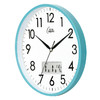 康巴丝（Compas）挂钟 创意时尚时钟 静音日历石英钟客厅卧室挂表c2855Y 蓝色 商品缩略图0