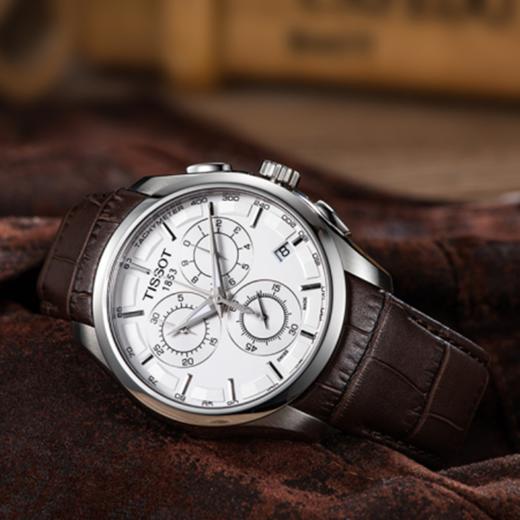 天梭 TISSOT 库图系列男士石英腕表 手表 T035.617.16.031.00 商品图1