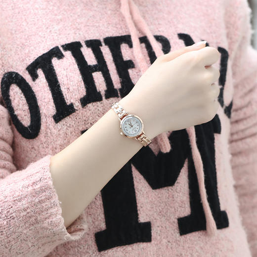 聚利时（Julius）手表心动系列钢化玻璃镜面进口机芯石英防水女士手表玫瑰金JA-865C 商品图2