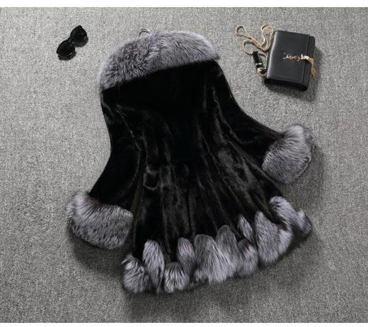 BC-D1507155秋冬新款狐狸毛仿皮草外套 商品图3