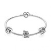 PANDORA潘多拉 590719女式Moments银色925纯银心形扣 蛇骨链手链 手镯JPY带授权招加盟代理 商品缩略图1