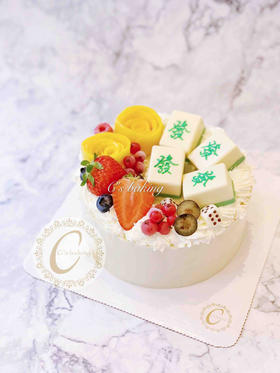 4个发字麻将 马拉苏丹王榴莲慕斯蛋糕（默认自提，收费配送请联系客服）