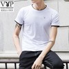 【男士T恤】夏季新款纯棉短袖t恤男式圆领纯色修身打底衫 商品缩略图1