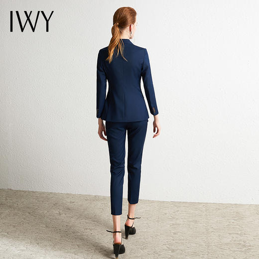 IWY/蓝色长袖西装长裤套装CP9355 商品图4