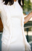 AtelierMissLu / Annet-珍珠白两侧流苏装饰连身裙 商品缩略图8