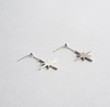 【首饰】s925纯银耳钉饰品闪光流苏耳环 商品缩略图1
