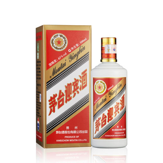 贵州茅台迎宾酒53度500ml/1瓶/2瓶/6瓶整箱 商品图0
