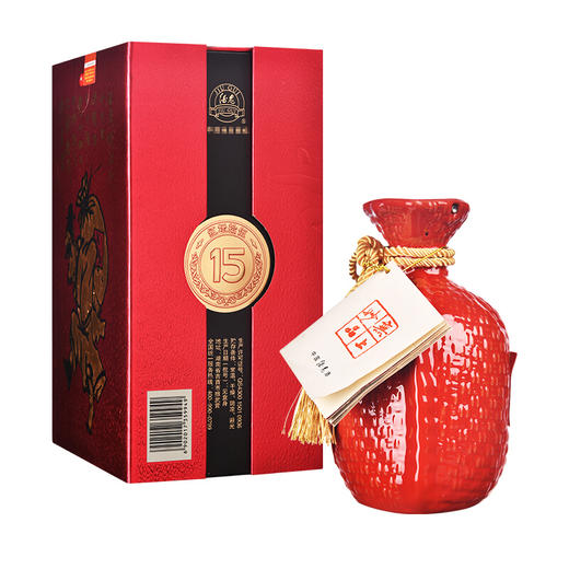 酒鬼 红坛十五 52度500ml*6 整箱6瓶装 商品图2