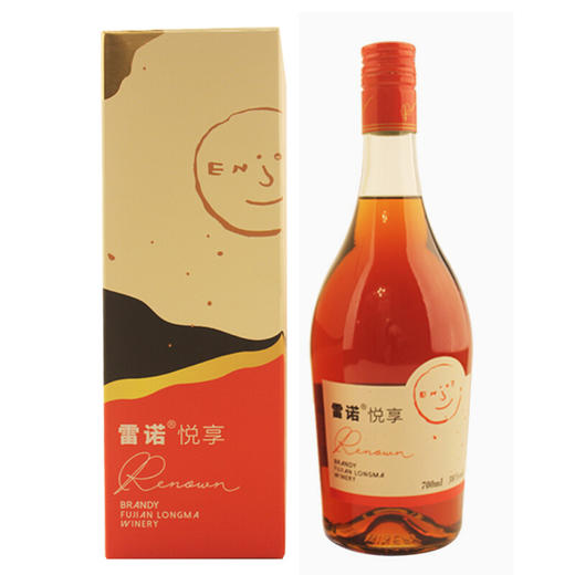 雷诺（RENOWN）悦享白兰地礼盒装洋酒700ml/单瓶 商品图0
