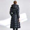 EITIE爱特爱女装冬新品时尚收腰连帽长款羽绒服面包服显瘦D1911321 商品缩略图3
