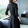 丁摩 优雅女人小黑裙七分袖打底连衣裙18-88DB99-24.05.31 商品缩略图2